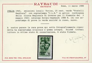 TORINO 1945 - Fratelli Bandiera, ... 