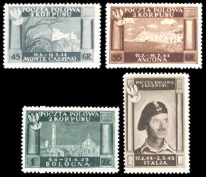 1946 - Vittorie polacche, carta grigia, ... 