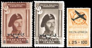 POSTA AEREA 1946 - I tre valori tipo emessi ... 