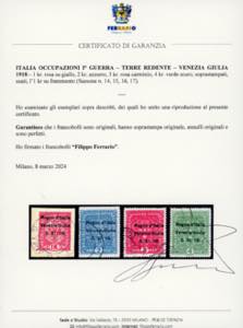VENEZIA GIULIA 1918 - 1 k., 2 k., ... 