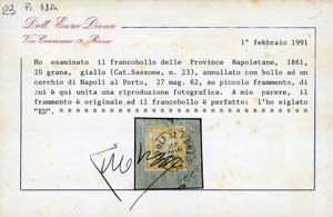 1861 - 20 grana giallo (23), ... 