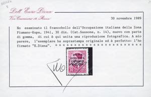 ZONA FIUMANA KUPA 1941 - 30 d. ... 