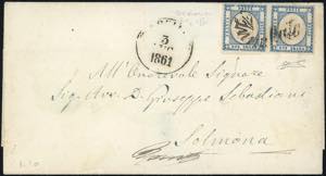 AQUILA, svolazzo + cerchio punti 10 - 2 ... 