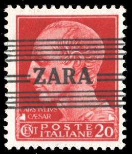 OCCUPAZIONE TEDESCA ZARA 1944 - 20 cent. ... 