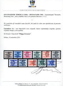 OCCUPAZIONE TEDESCA ZARA ... 