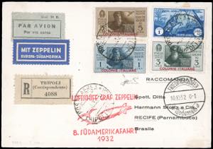 POSTA AEREA 1932 - 1 lira, 3 lire e 5 lire ... 