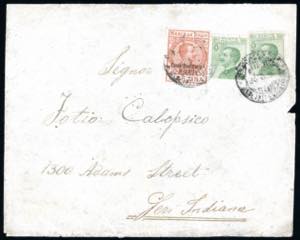 1926 - 1 lira marca da bollo soprastampata ... 