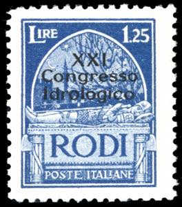 1930 - 1,25 lire Congresso Idrologico (18), ... 