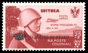 SERVIZIO AEREO 1934 - 25 + 2 lire Coroncina ... 