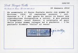 PACCHI POSTALI 1916 - Nodo di ... 
