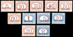 SEGNATASSE 1920/26 - Soprastampati in basso, ... 