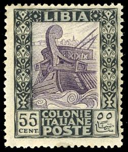 1925 - 55 lire Pittorica, serie filigrana, ... 