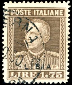 1930 - 1,75 lire bruno Vittorio Emanuele II, ... 