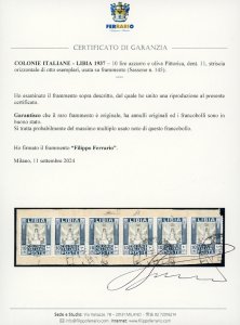 1937 - 10 lire Pittorica, dent. 11 ... 