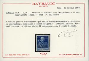 1926 - 1,25 lire Giubileo, dent.11 ... 