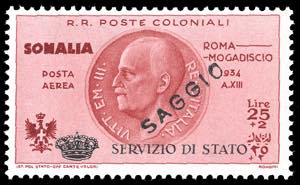 SERVIZIO AEREO 1934 - 25 + 2 lire  ... 