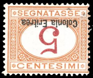 SEGNATASSE 1920 - 5 cent., soprastampa e ... 