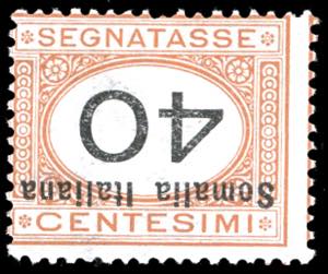 SEGNATASSE 1926 - 40 cent., soprastampa e ... 