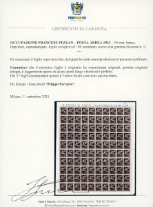 OCCUPAZIONE FRANCESE FEZZAN POSTA ... 