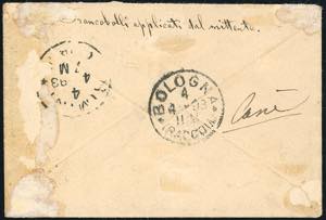 1893 - Bella affrancatura otto ... 