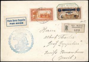 1933 - 12 su 2 lire Zeppelin, 2,75 lire ... 