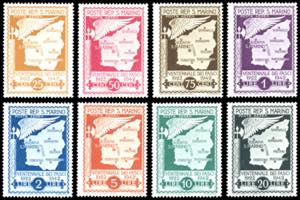 1943 - Ventennale dei Fasci, non emessi, ... 