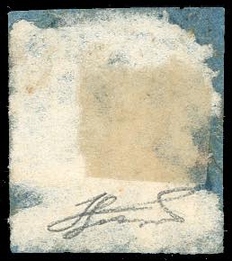 1853 - 9 cent. azzurro (2), usato ... 
