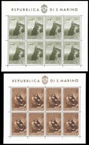 1944 - Case Popolari, i due foglietti (4/5), ... 