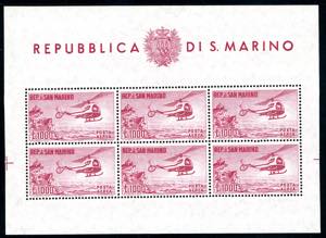 1961 - 1.000 lire Elicottero, foglietto ... 