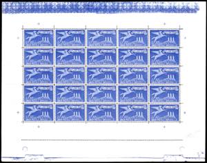 1946 - 30 lire (15), foglio completo di 25 ... 