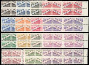 1928 - Non dentellati al centro, serie ... 