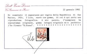 1924 - Serie completa (1/6), gomma ... 