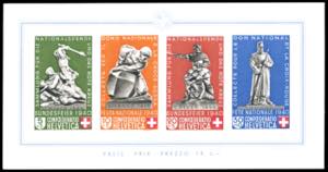 SVIZZERA FOGLIETTI 1940 - Pro Patria, ... 