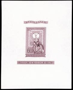 UNGHERIA FOGLIETTI 1951 - 60 f. lilla ... 