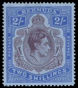 BRITISH COLONIES-BERMUDA 1938 - 2 s. deep ... 