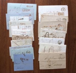 PREFILATELICHE 1758/1862 - Una ventina di ... 