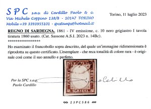 SARDEGNA 1855/1861 - Bellinsieme ... 