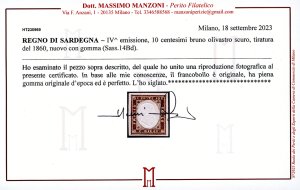 SARDEGNA 1855/1861 - Bellinsieme ... 