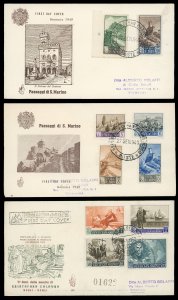 SAN MARINO 1949/1954 - Quindici ... 