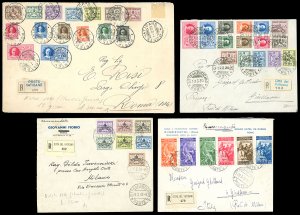 VATICANO 1929/1939 - Bellinsieme di quattro ... 