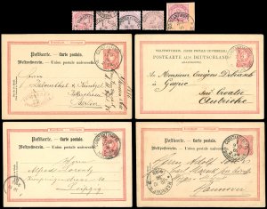 GERMANIA LEVANTE 1884/1896 - Quattro ... 