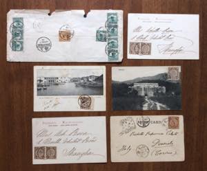 CHINA 1901/1914 - Una busta raccomandata e ... 