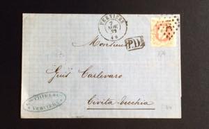 MONDIALI 1856/1872 - Tre lettere ... 