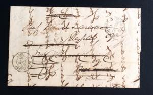 MONDIALI 1856/1872 - Tre lettere ... 