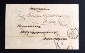 MONDIALI 1856/1872 - Tre lettere ... 