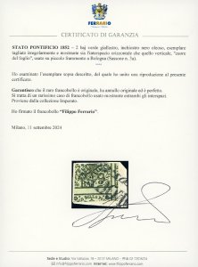 1852 - 2 baj verde giallastro, ... 