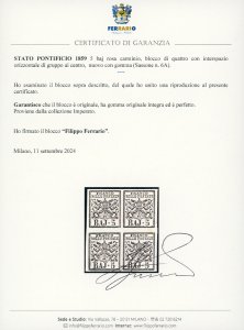 2859 - 5 baj rosa carminio (6A), ... 