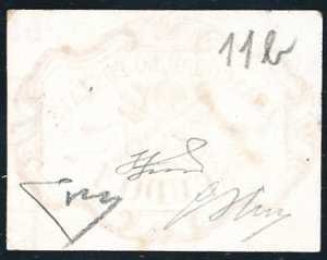 1852 - 1 scudo rosa carminio, ... 