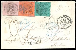 1869 - 80 cent. rosa lillaceo, II emissione, ... 