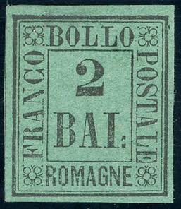 PROVE 1859 - 2 baj verde scuro, prova (P8), ... 